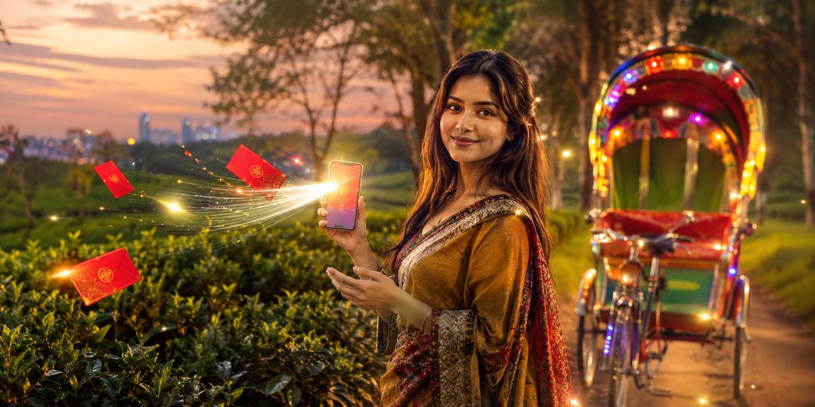 ঢাকায় মোবাইল ব্যাংকিং দিয়ে 13price পেমেন্ট করছেন একজন ব্যবহারকারী